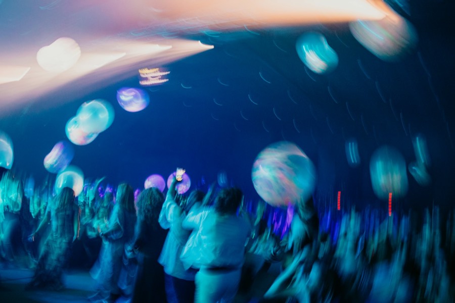 Crowd at an event